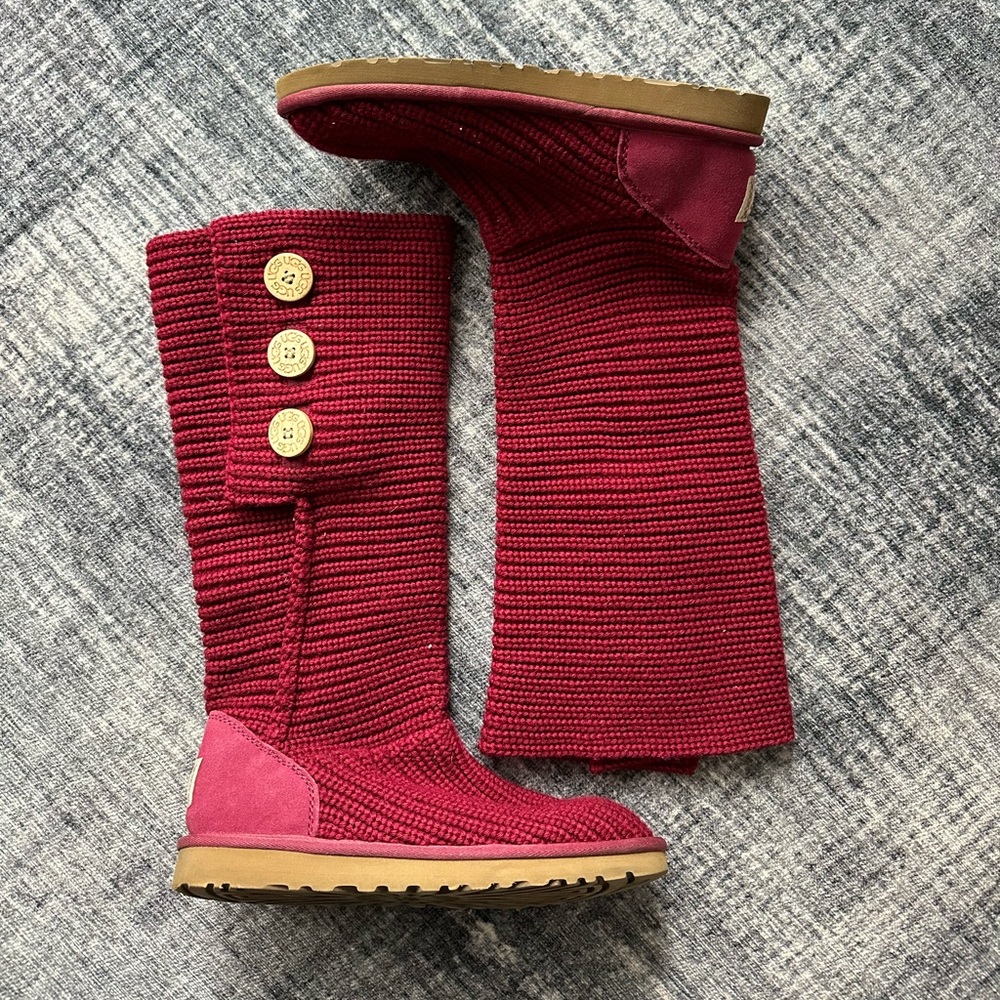Red Slouch Uggs